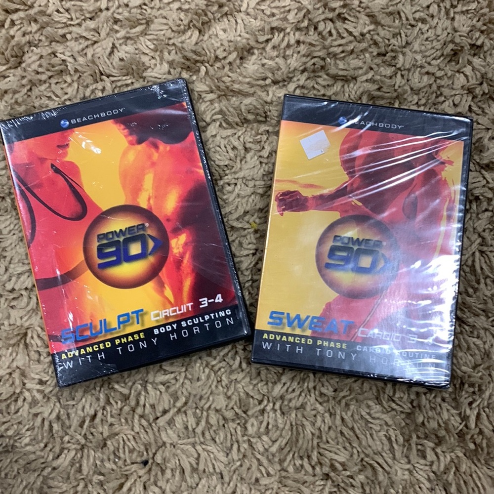 New! BeachBody Power90 sculpt & sweat dvd set